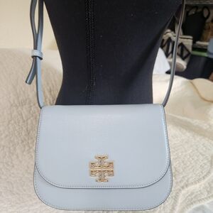 Tory Burch Britton Sky Blue Crossbody Bag